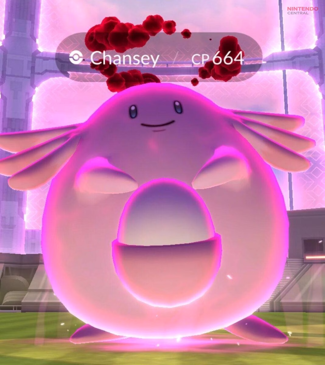 Chansey remains one of the most durable gym defenders in Pokémon GO due to its massive stamina and slow motivation decay (Image via - Niantic)