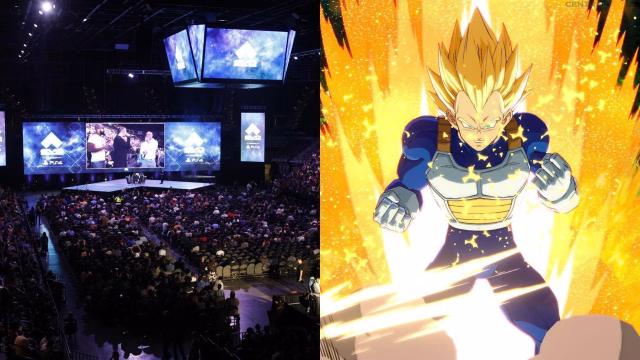 Dragon Ball FighterZ became a headline title at EVO, one of the biggest fighting game tournaments in the world (Image via - EVO, Blizzard Entertainment)
