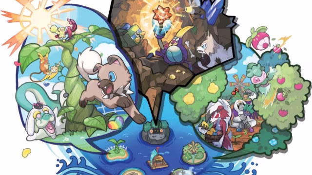 Isle Abeens is the central hub of Poké Pelago where players collect Poké Beans to power other island activities. (Image via The Pokémon Company)