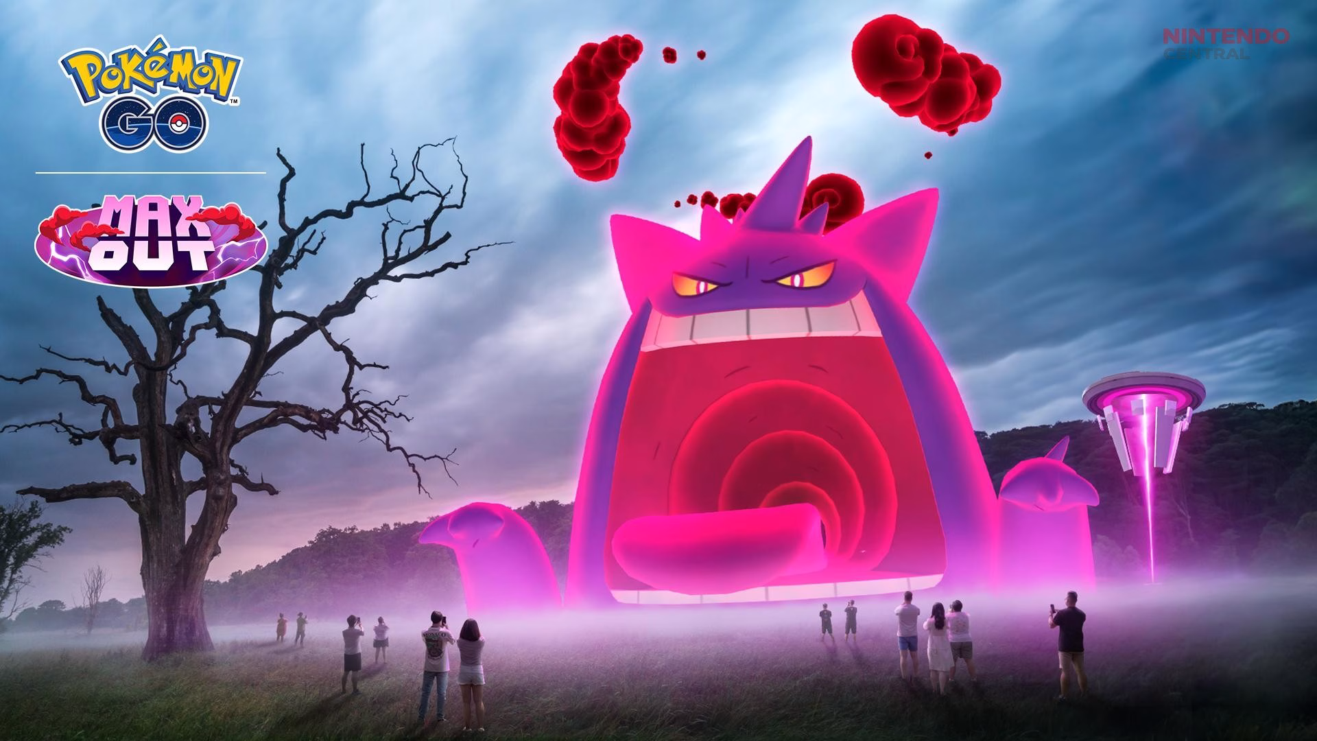 Mega Gengar frequently appears in raids during Halloween events as a powerful Ghost-type attacker (Image via - Niantic)