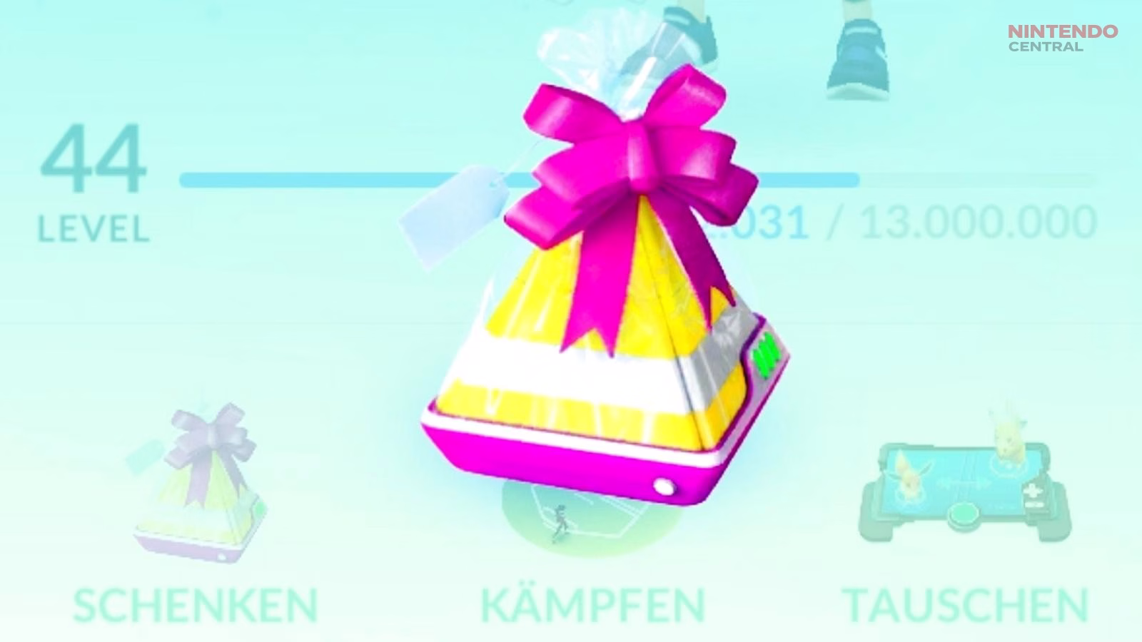 Opening Gifts during Pokémon GO Christmas events provides bonus XP, items, and seasonal rewards (Image via - Niantic)