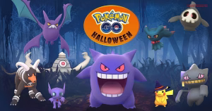 Pokémon GO Halloween events feature spooky map visuals with darker tones and themed nighttime environments (Image via - Niantic)