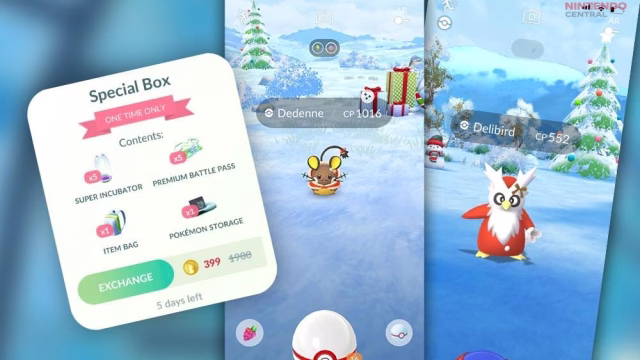 Pokémon GO shop boxes offer limited-time bundles with items like Raid Passes, Incubators, and premium rewards (Image via - Niantic)
