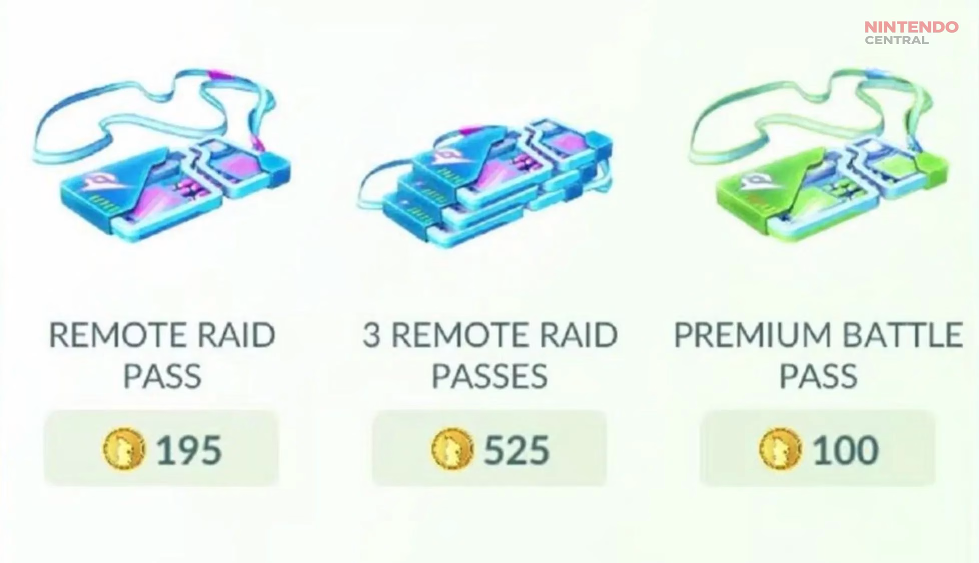 Premium Battle Passes included in shop boxes allow players to participate in more raids during holiday events (Image via - Niantic)