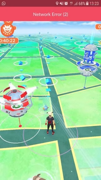 Raid freezes and network errors can interrupt battles, especially during high-traffic events in Pokémon GO. (Image via - Niantic)
