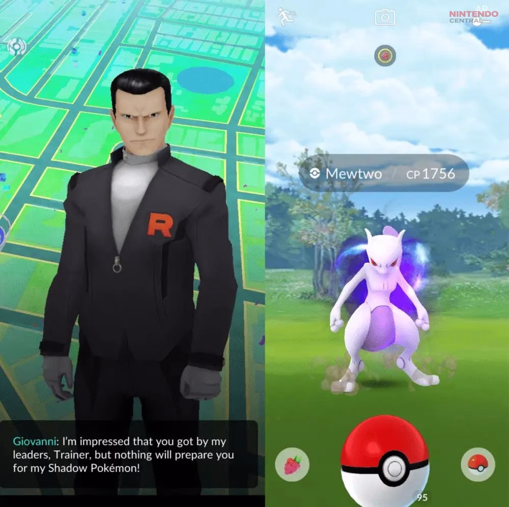 Team GO Rocket boss Giovanni rewards players with powerful Shadow Legendary Pokémon after special research (Image via - Niantic)
