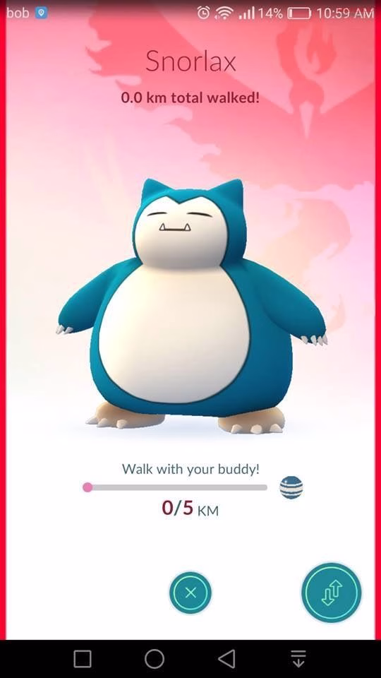 The Buddy system in Pokémon GO rewards players with Candy based on distance walked with their selected Pokémon (Image via - Niantic)