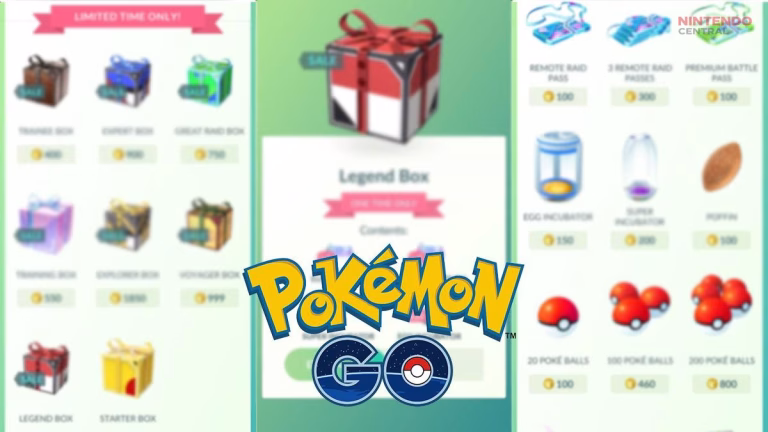 The Pokémon GO shop interface highlights rotating event bundles, which many players feel lack customization options. (Image via Niantic)